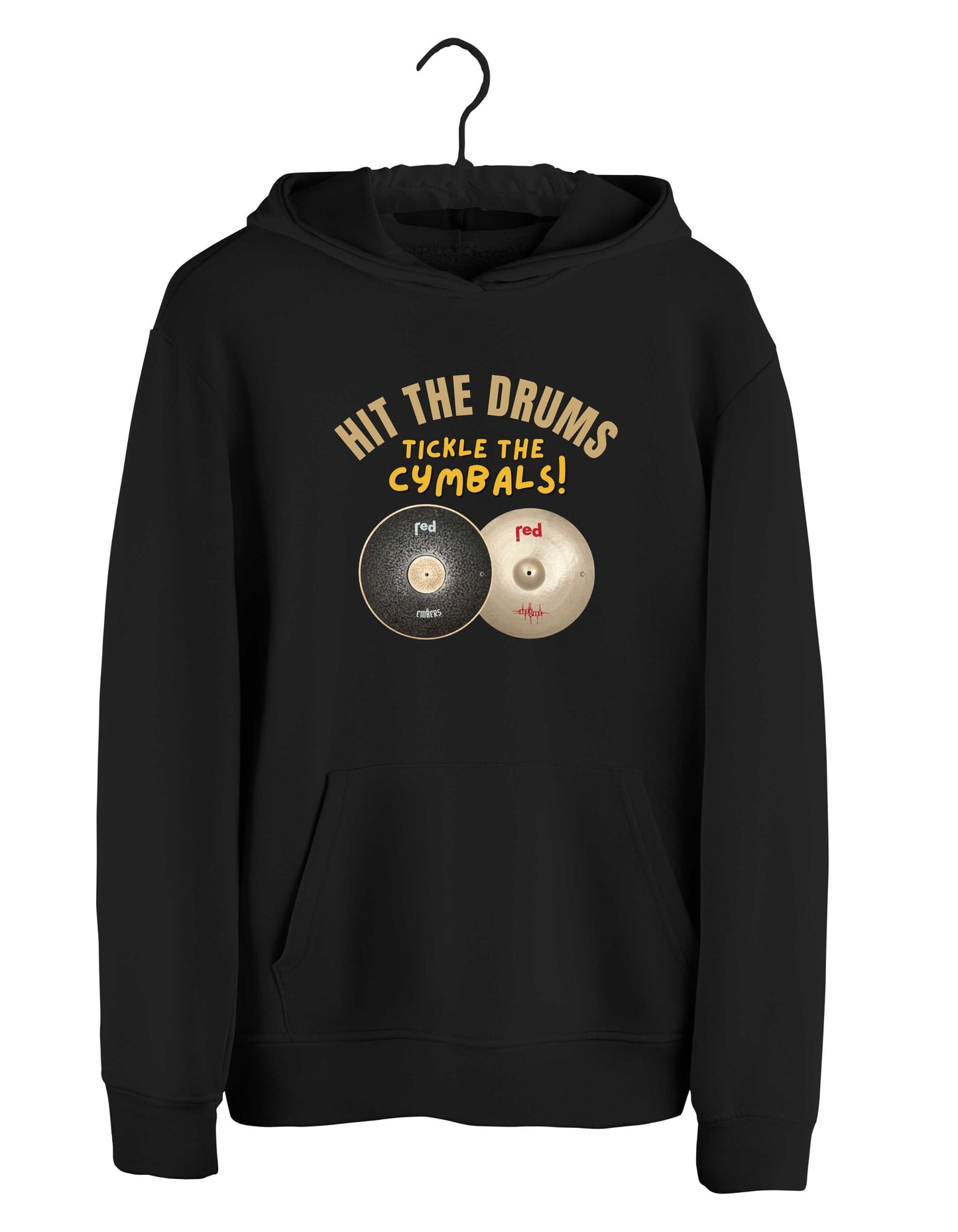Cymbolic – Kapuzenpullover mit „Play With Heart“-Grafik